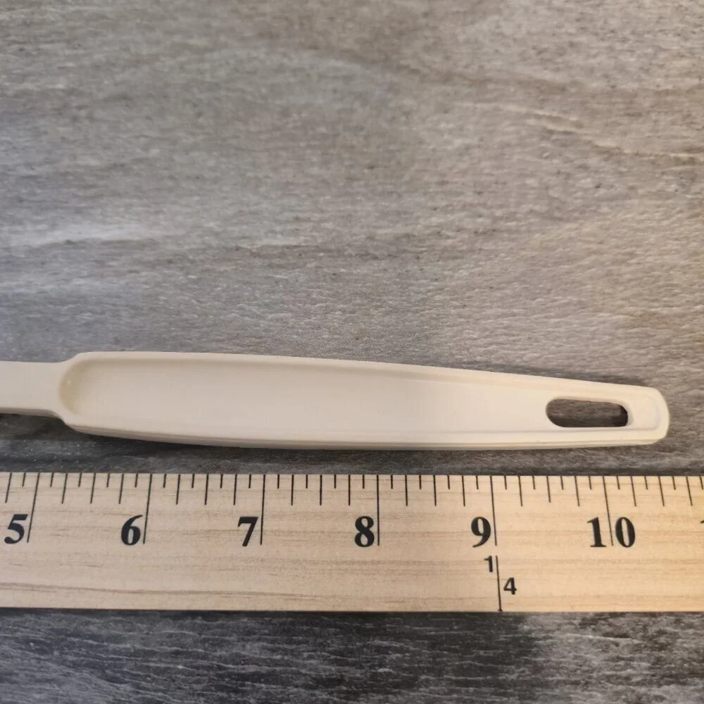 Vintage EKCO USA Pasta Server Spaghetti Fork Cream Plastic Utensil Dishwasher...